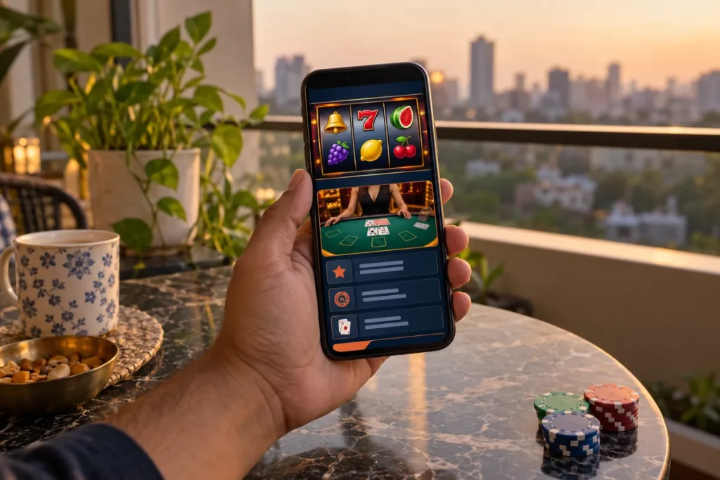 Phone illustration for the Teen Patti mobile privacy guide